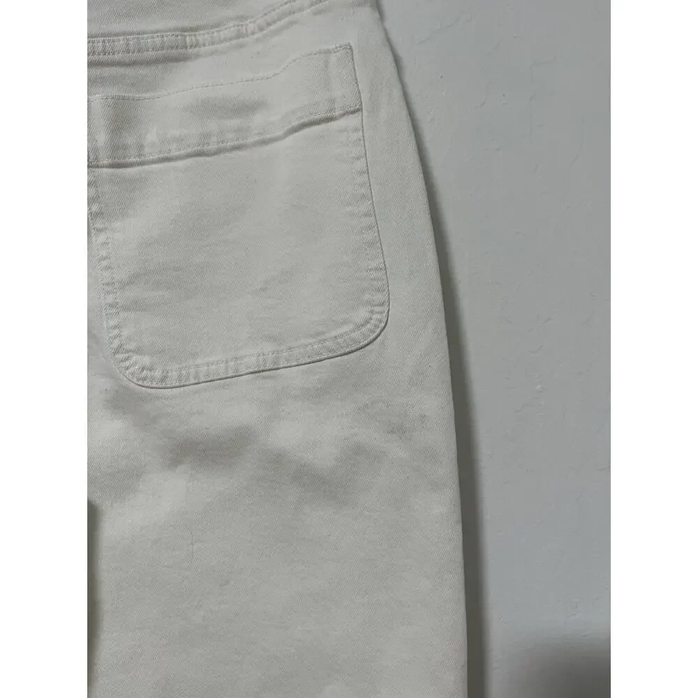 Madewell‎ Womens Perfect Vintage Wide Leg Jeans Size 27 Cream White Preppy NWT - Picture 8 of 8
